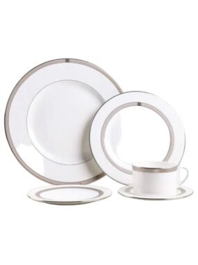 Kate Spade By Lenox Noel Platinum 2 Two - 5 Piece Place Settings China Set New